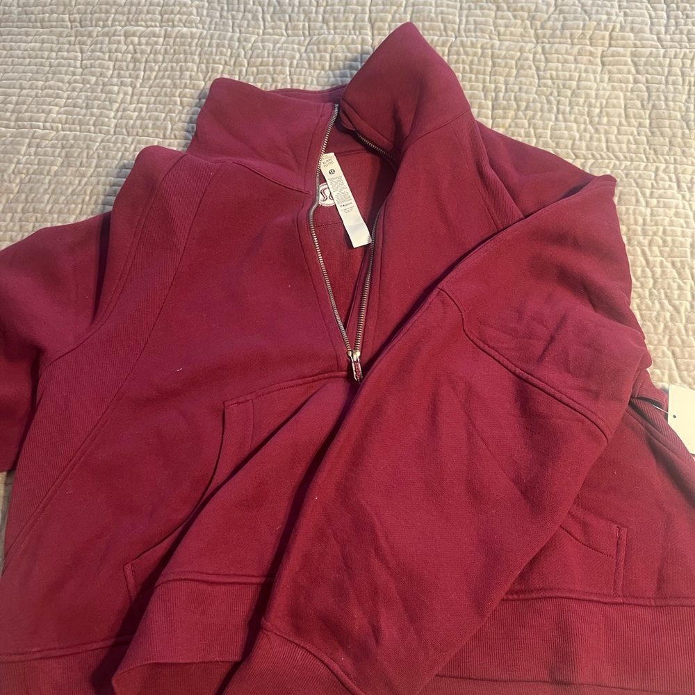 lululemon athletica Burgundy Sweatshirt